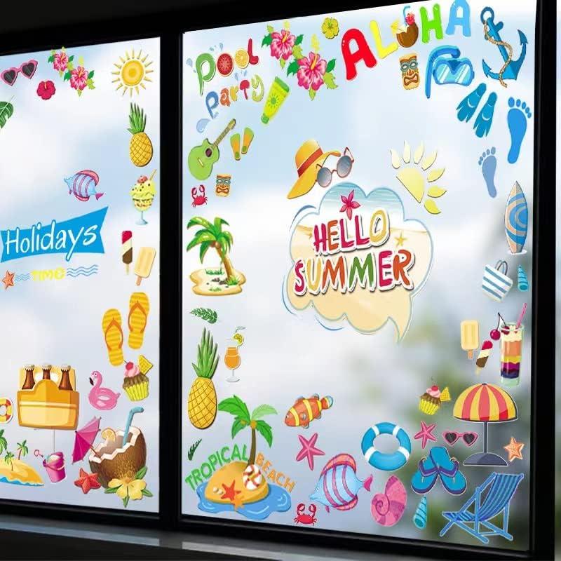Brighten Our Space: A Review of Fun Summer Window Clings - YONOHOME