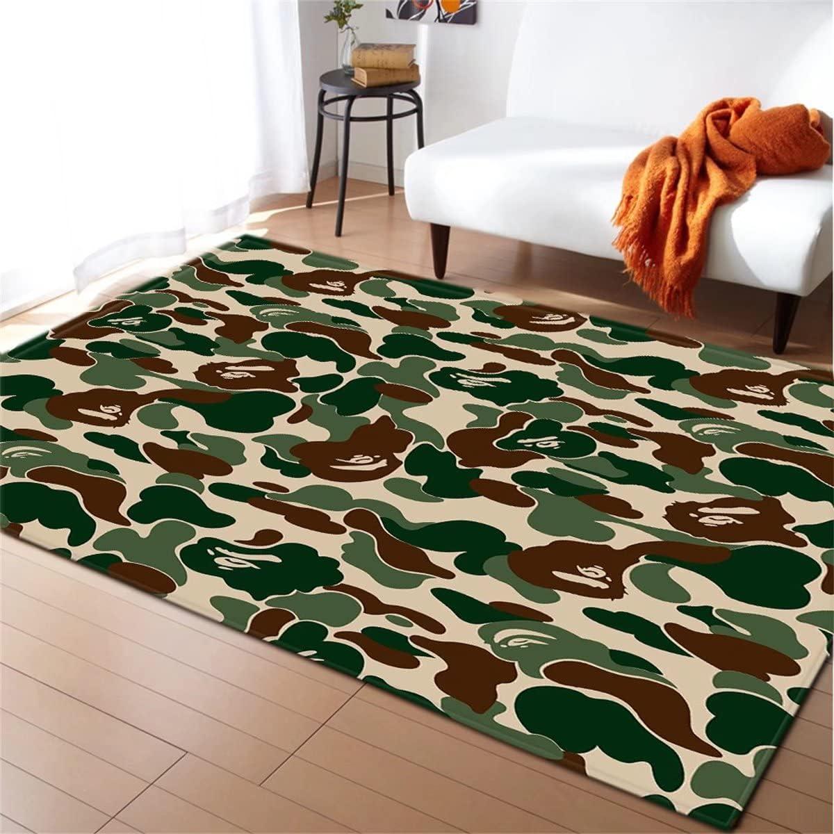 Camouflage Army Green Rug Review | Stylish & Functional Floor Décor