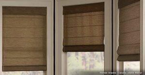 ... brown roman shades ... CIRJIQE