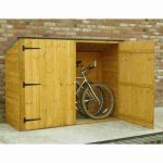 6x3 shire wooden bike shed ... XHWIUTI