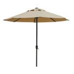 abba patio - market outdoor umbrella, beige - outdoor umbrellas ZUHKFUV