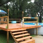 above ground pool deck ideas above ground pool deck kits | ... our agp and deck install - above DKLCLFM
