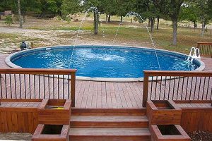 above ground pool deck ideas ... awesome-aboveground-pool-decks-1 GGQNJZM