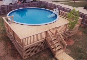 above ground pool deck plans pool deck designs for a 24 round above ground | ... -plans/ LDSAZHI