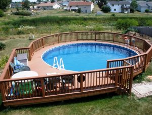 above ground pool with deck above ground pool deck designs ideas MQIDSXC