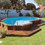 above ground pools 10 awesome above ground pool deck designs KDKSQYH