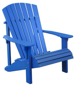 adirondack chairs ... picture of luxcraft poly deluxe adirondack chair ... XTPSYLI