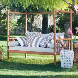 belham living brighton outdoor daybed and ottoman - natural - outdoor  daybeds at hayneedle VLHTURU