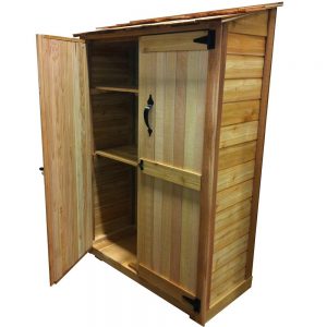 cedar garden storage shed QPAQOVI