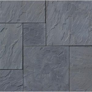 concrete pavers patio-on-a-pallet 120 in. x 120 in. gray dutch FKHFSIW