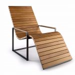 deck chairs wooden deck chair with armrests garden sun chair by röshults design brda -  broberg EXNWIOO