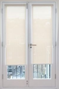 door blinds sunscreen roller blinds fitted to french doors. http://www.theblindshop. XTFGTMZ