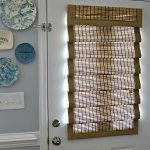 door blinds woven-wood-shades-for-front-door OUUIFAG