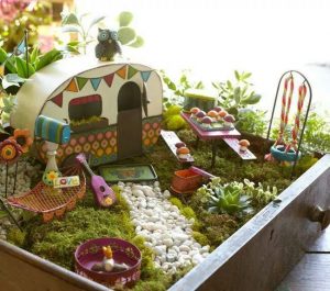 fairy garden ideas hit the road jack! OHZBXLE