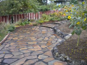 flagstone pavers mclaughlin landscaping KNFKTJK