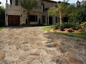 flagstone pavers ... textures and patterns that mimic actual flagstone. all of these  elements combine beautifully for a ZBPFIIQ