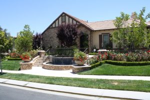 front yard fountain, front yard stairs front yard landscaping the green  scene chatsworth, ca RJMSSNE