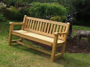 garden benches 5ft hardwood garden bench handmade bampton devon UQYDLSO