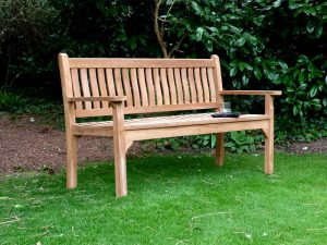 garden benches westminster flat arm teak bench 150cm flat arm teak bench 150cm JGLBZPD