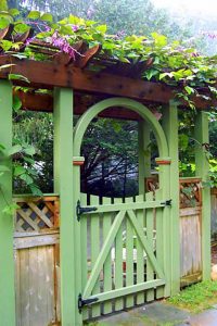 garden gates 3 green hyacinth gate GCBQSXQ