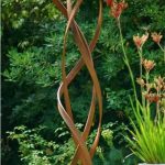 garden sculptures garden - sculpture in corten / kunstobject voor in de tuin in cortenstaal LFKVMXN