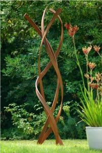 garden sculptures garden - sculpture in corten / kunstobject voor in de tuin in cortenstaal LFKVMXN