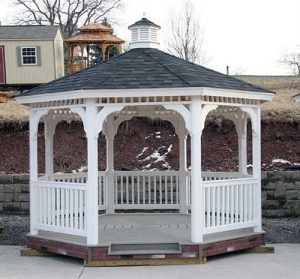 gazebo kits 12x12 vinyl gazebo kit WRZCSVQ