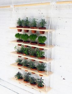 hanging herb garden | fun and easy indoor herb garden ideas MQEZXFN