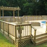 image of: above ground pool deck plans for 16 x 32 pool XGEXQML