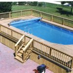 image of: above ground pool deck plans how to build UAVTSQQ