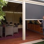 image of: black outdoor blinds for patio KKFTNGJ