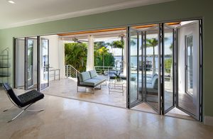 inside view of folding patio doors ENMVIYC