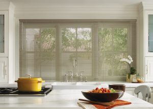 kitchen window metallic aluminum blinds CKSDAJY