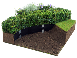 landscape edging plastic lawn edging - 6 inch deep - super-edg - oly-ola TKOBSRD