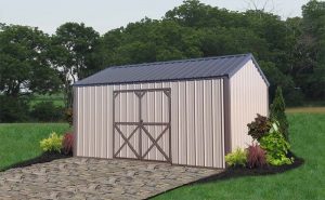 metal sheds liberty-storage-metal-utility-shed-tan-10x16.jpg QSQBELE