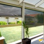 outdoor blinds ziptrak blinds for backyard ACJRTJN