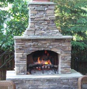 outdoor fireplace 48 QZQLVSV