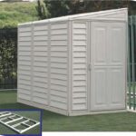 outdoor storage sheds sidemate 4x8 vinyl shed w/ floor kit ATWNTXL