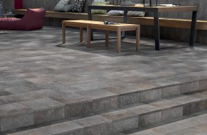 outdoor tiles ... outdoor tile / for floors / porcelain stoneware / matte garden : silver  ceramiche marca WHAXHGO