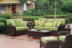 outdoor wicker furniture outdoor living: tips for keeping your rattan furniture looking new - the  fashionable housewife SBBIXRU