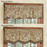 overview. the lined hollyhock gold layered window valances ... XXYMNZK