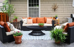 patio decorating ideas: a modern chic patio refresh XIBJCCC