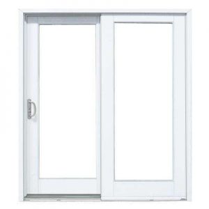 patio doors composite gliding patio door with woodgrain interior OXTYKBF