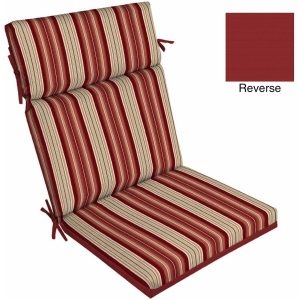 patio furniture cushions better homes and gardens outdoor patio reversible dining chair cushion GEPBNRK