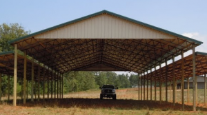 pole barn ... open barn with gable end KLTDGZE