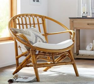 rattan chairs luling rattan chair | pottery barn TZNQRZJ