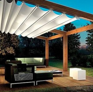 retractable awnings custom retractable awning - paradise outdoor kitchens - outdoor grills -  outdoor awnings - backyard amenities EGTQRPN