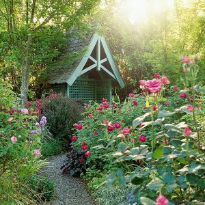 the elements of cottage garden design FBDQOHD