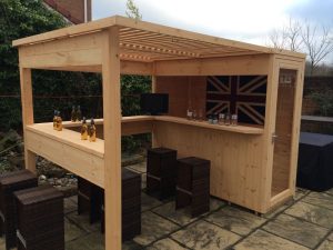 the sports bar. garden bar, summer house, garden shed. JMFNYFQ