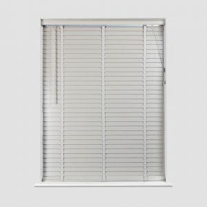 venetian blinds 50mm dove grey hardwood venetian blind | dunelm TUHAZMX